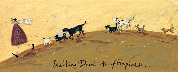 Walking down to happiness - Sam Toft